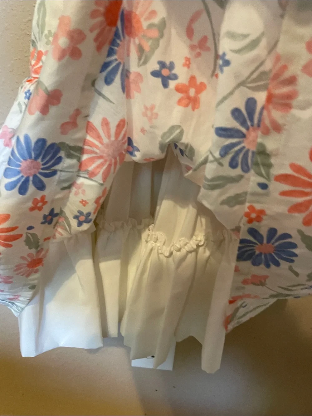 Carter's Floral Cotton Dress in Pink, Blue & Green 3T